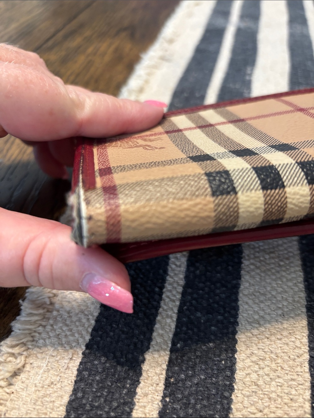 Burberry Check Continental Wallet - Picture 8 of 12